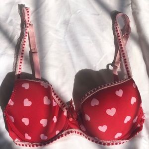 Y2K Valentine’s hearts Bra
